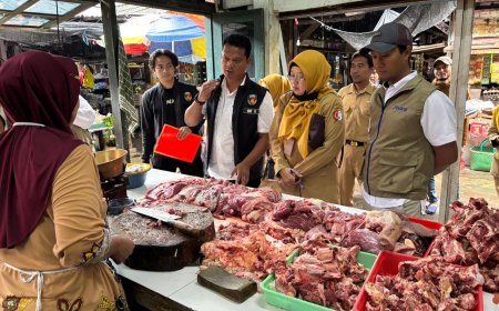 Satgas Saber Polres Bojonegoro Bersama TPID Sidak Harga Sembako Jelang Ramadhan   