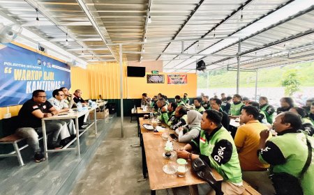 Polres Gresik Rangkul Driver Ojol Lewat Pendekatan Humanis