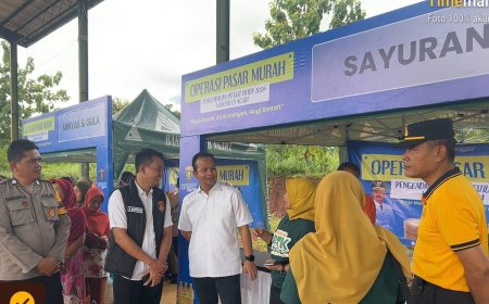 Sinergitas Polres Ngawi dan Pemkab dalam Pengamanan Operasi Pasar Murah