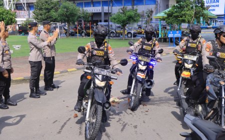 Perkuat Harkamtibmas, Polres Madiun Gelar Launching Patroli SIKAT