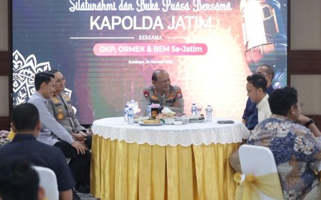 Kapolda Jatim Bangun Komunikasi Positif dengan OKP dan ORMEK