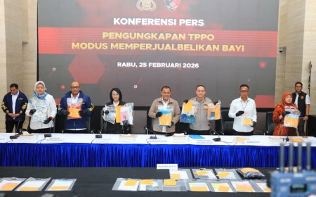 Operasi Besar Polri Ungkap Kasus Perdagangan Bayi, Belasan Tersangka Diringkus