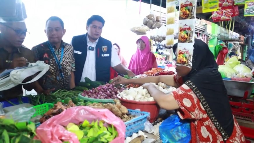 Satgas Pangan Polres Tanjungperak Lakukan Pengawasan Bapokting Jelang Ramadhan