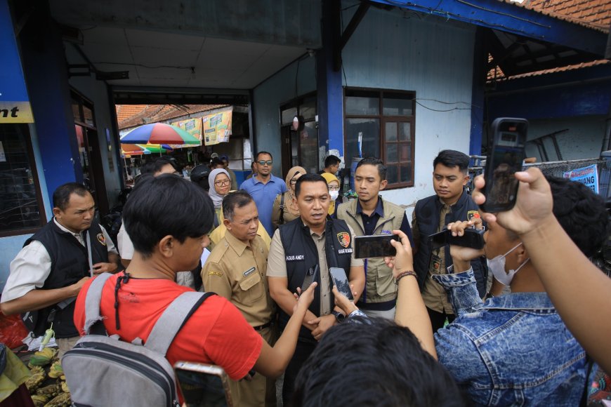 Satgas Pangan Polres Madiun Intensifkan Pengawasan Pasar Jelang Ramadhan