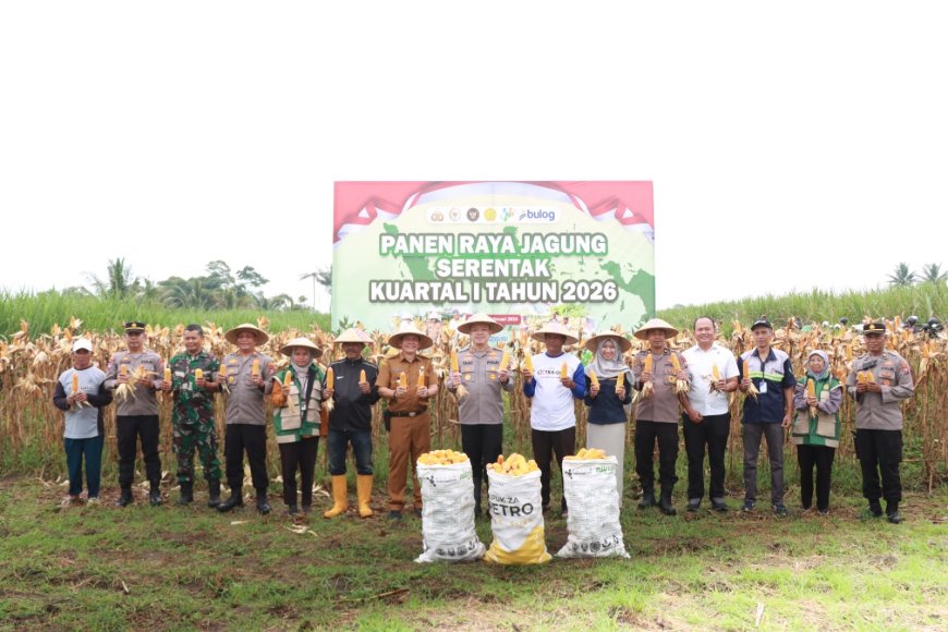 Hasil Panen 8 Ton, Polres Malang Dukung Ketahanan Pangan