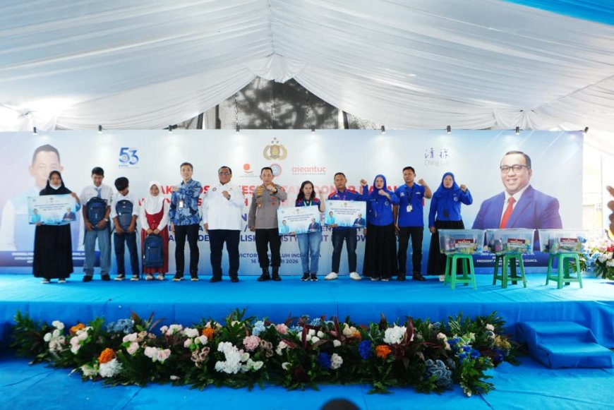 Kapolri Hadiri HUT KSPSI, Tegaskan Perjuangan Buruh Perlu Didukung