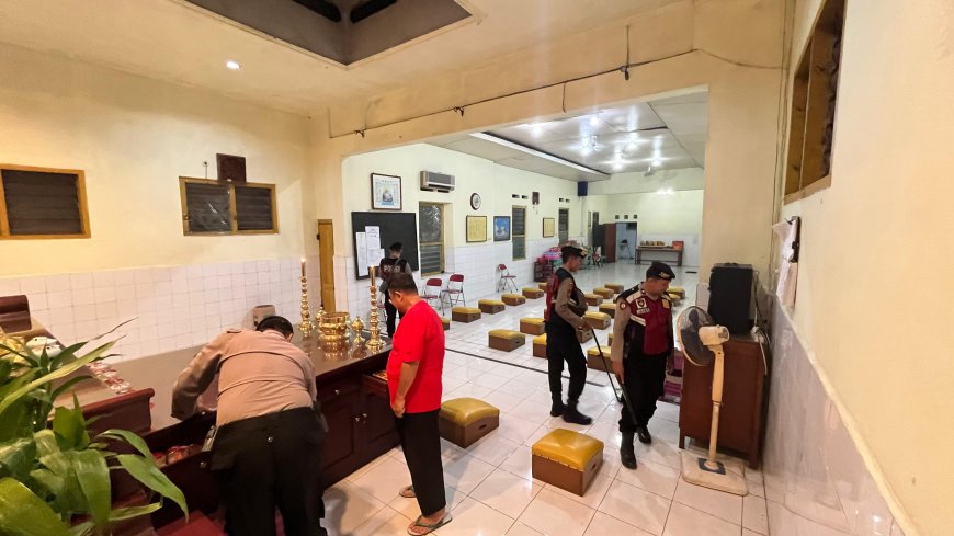 Sambut Imlek, Polres Lumajang Perketat Pengamanan Vihara