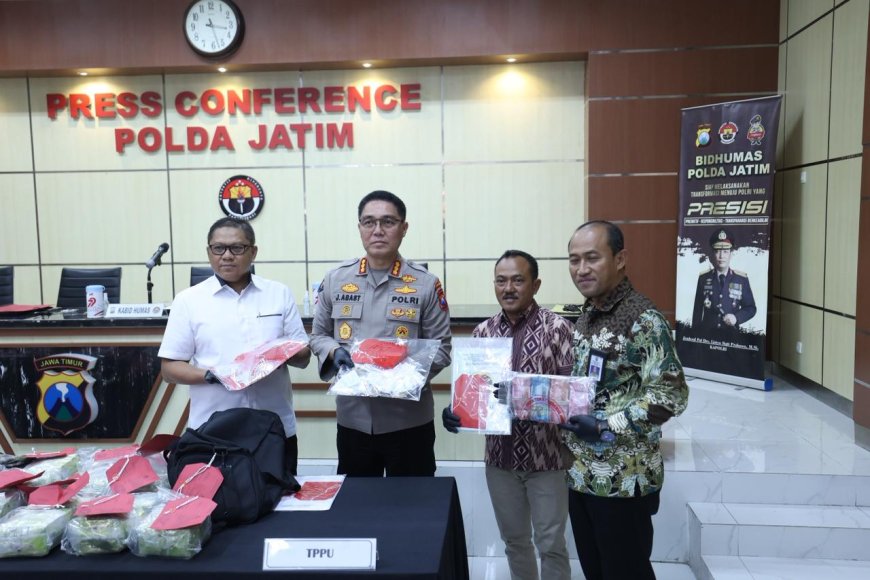 Dua Jaringan Narkoba Dibongkar Polda Jawa Timur