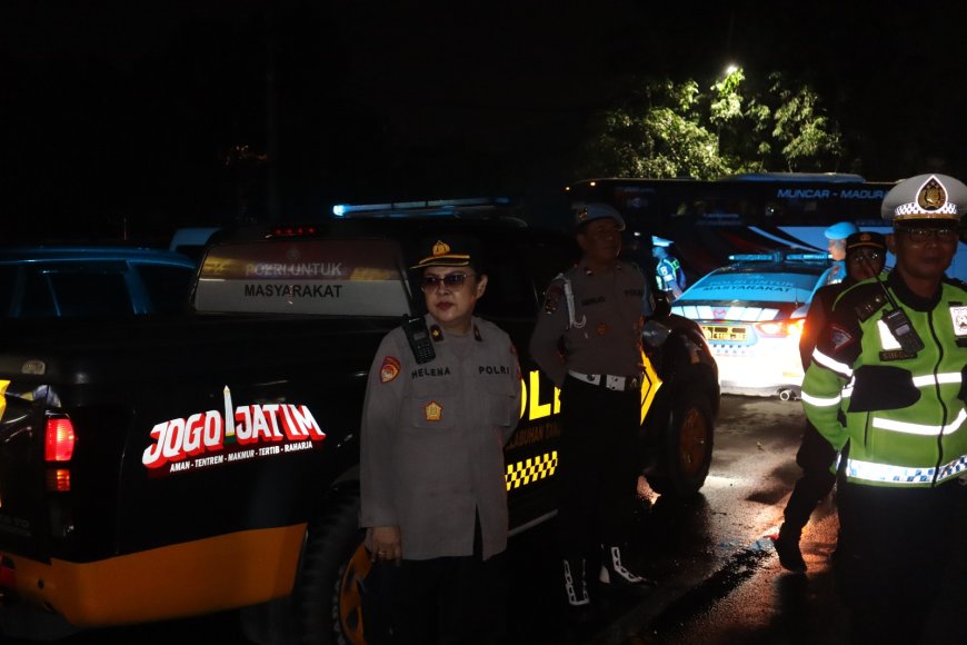 Cegah Gangguan Kamtibmas, Polres Pelabuhan Tanjungperak Stop SOTR di Surabaya