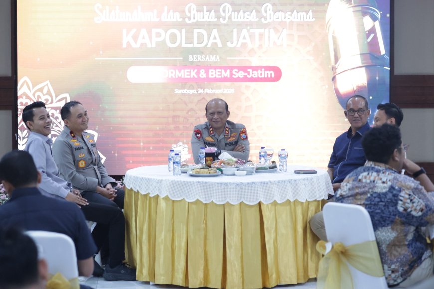 Kapolda Jatim Ajak OKP dan ORMEK Jaga Kondusivitas Jatim
