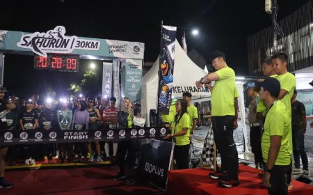 Semarak Ramadhan, Polres Magetan Gelar Sahurun 30K