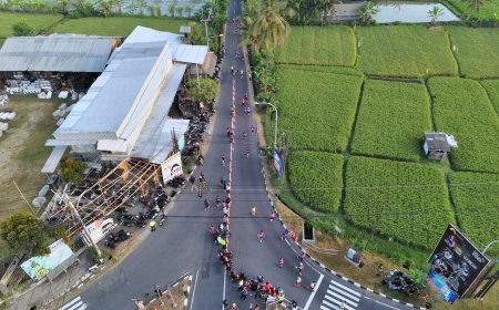 ETLE Drone Patrol Presisi Kawal Runners di Kemala Run 2026