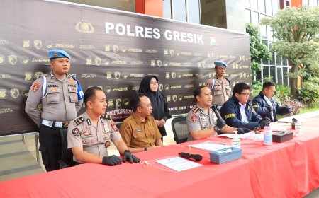 Polres Gresik Bekuk Pelaku Penipuan Penerimaan ASN