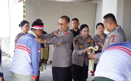 As SDM Kapolri Apresiasi Kontingen Peraih Juara Umum Dunia