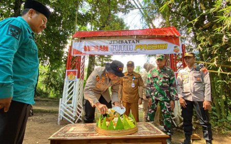 Jembatan Merah Putih Presisi Jadi Solusi Akses Warga Tiris-Andungsari