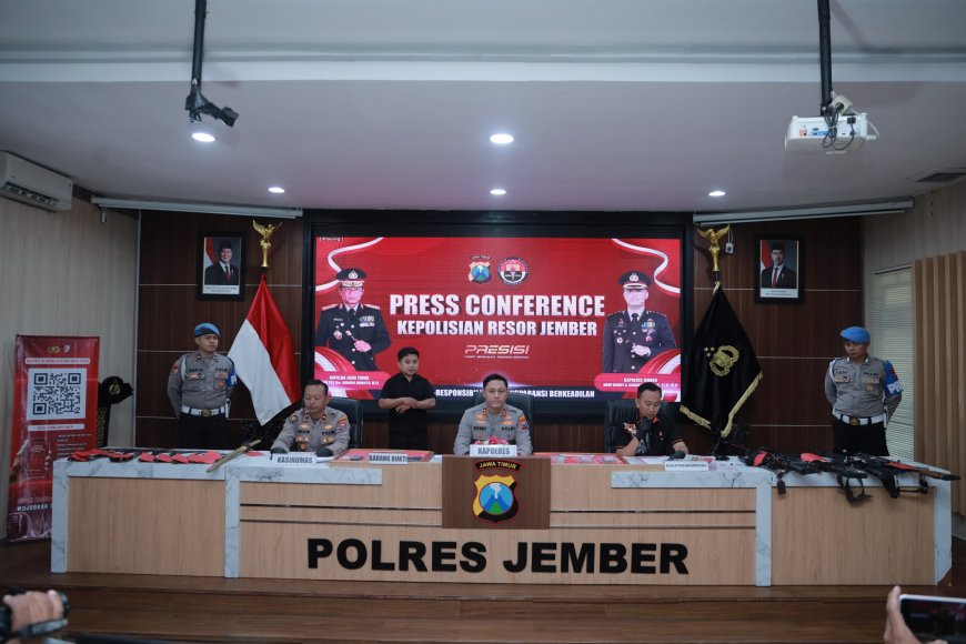 Polres Jember Intensif Berantas Narkoba, 18 Tersangka Ditangkap
