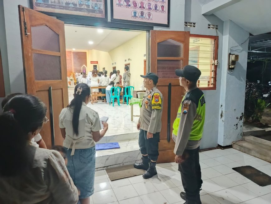 Polres Malang Siagakan Personel di Sejumlah Gereja
