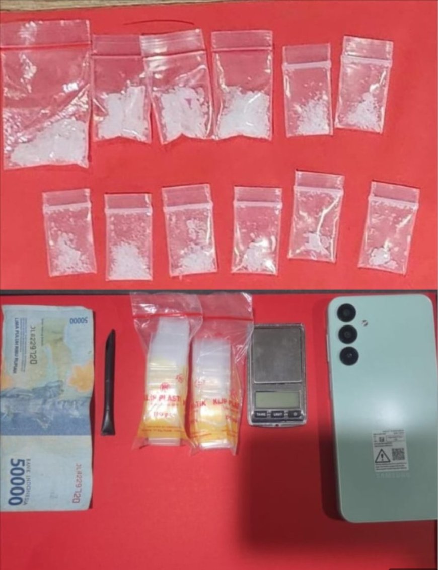 Polres Tanjungperak Ringkus Kurir Sabu, Peredaran Digagalkan