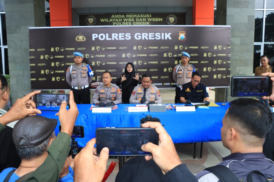 Polres Gresik Amankan Empat Tersangka Narkoba