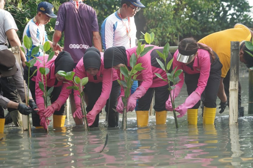 Sambut HUT ke-46, YKB Tanjung Perak Fokus Konservasi Mangrove