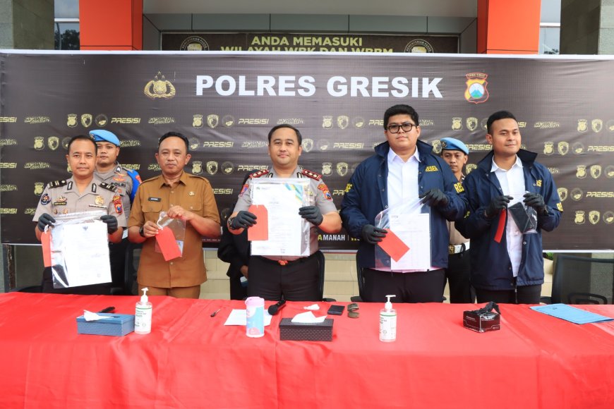 Polres Gresik Bongkar Penipuan CPNS dengan Dokumen Palsu