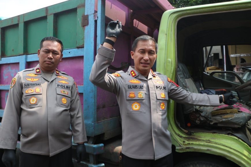 Polres Blitar Kota Amankan Tersangka Penyalahgunaan BBM Bersubsidi   