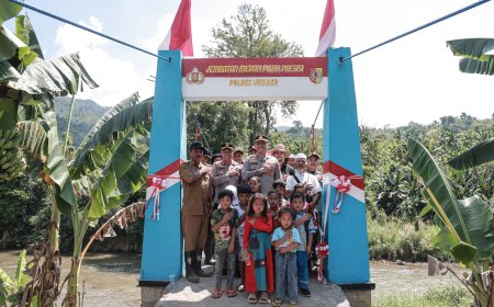 Jembatan Presisi Diresmikan, Mobilitas Warga Kini Lebih Lancar