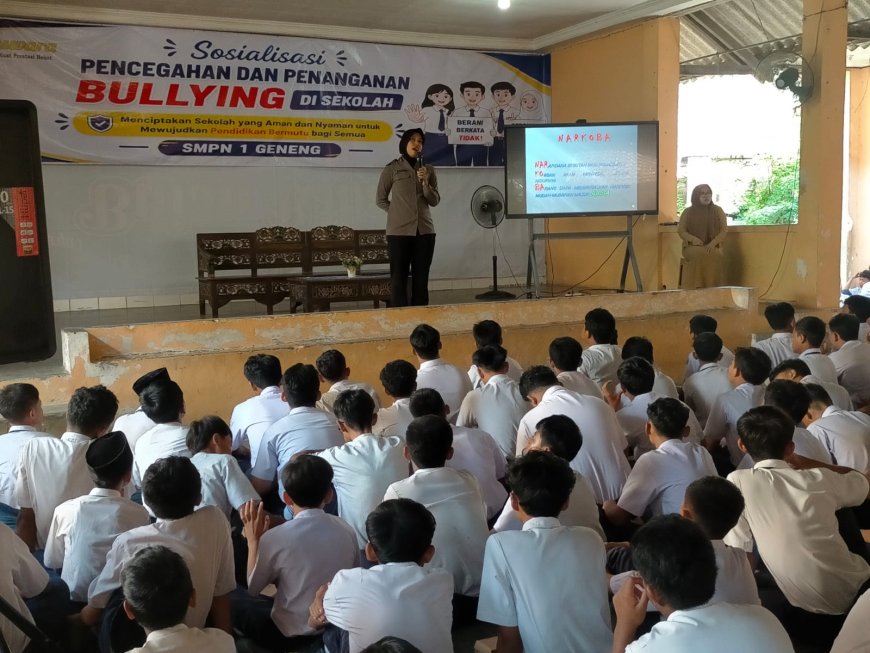 Polres Ngawi Kampanyekan Sekolah Ramah dan Bebas Bullying