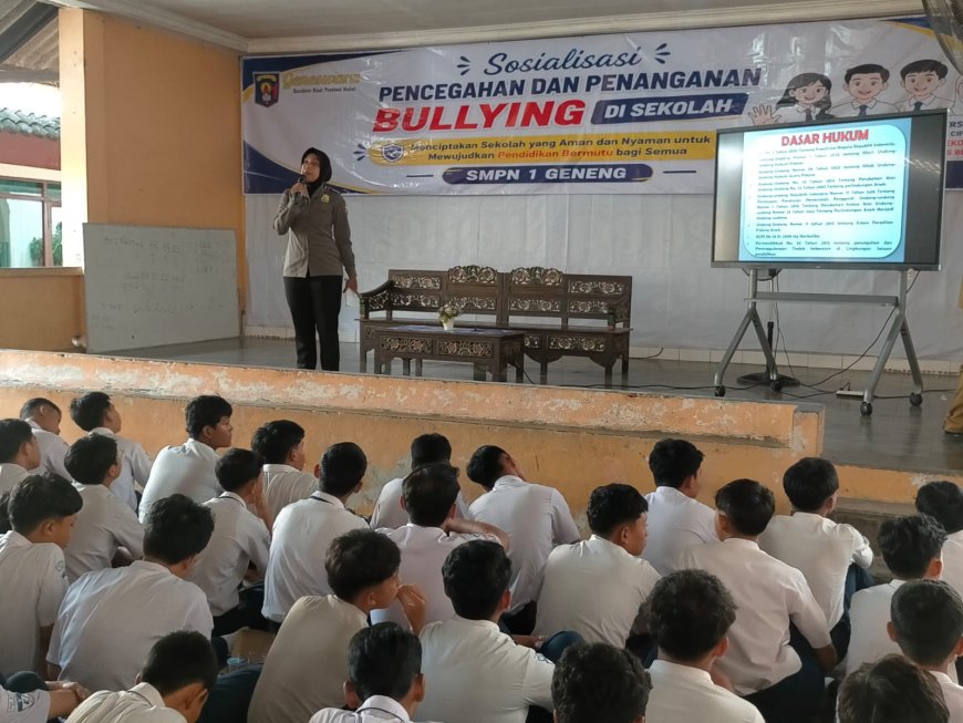 Cegah Bullying dan Narkoba, Polres Ngawi Sambangi Sekolah
